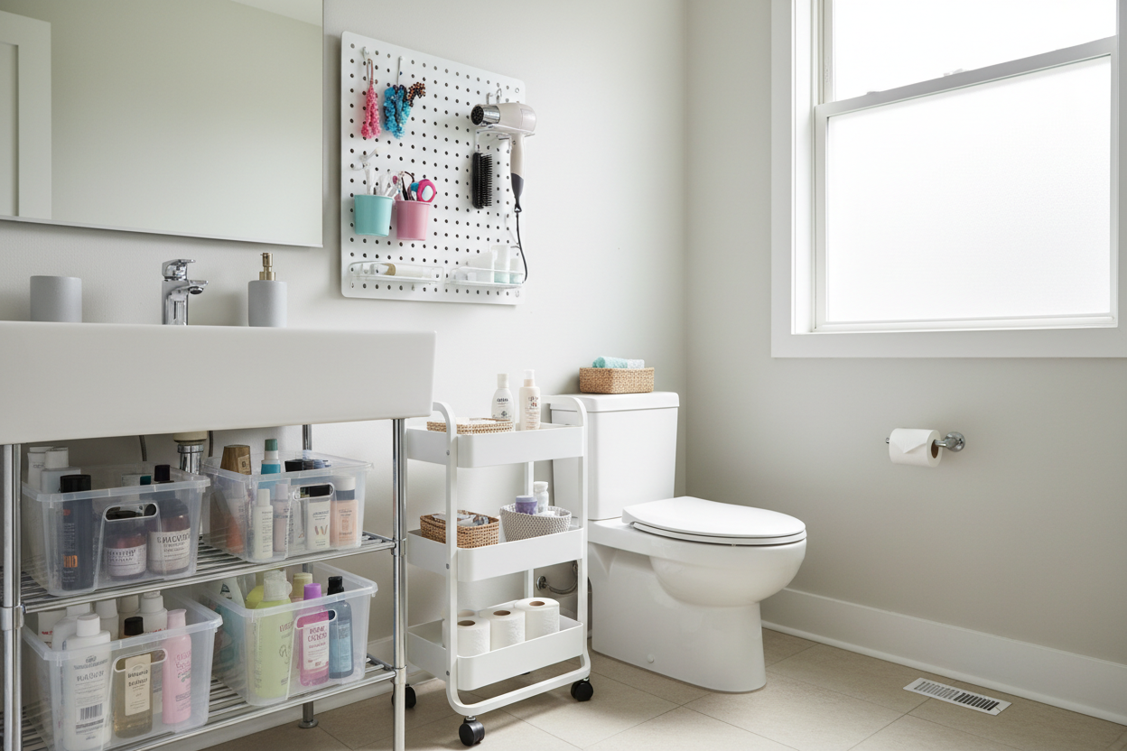 Bathroom Storage Hacks That Save Space in Any Bathroom