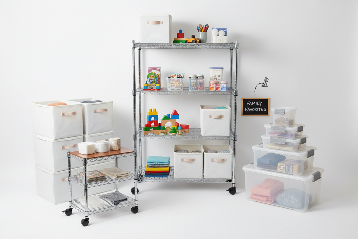 Best Multi-Purpose Storage for Busy Families and High-Volume Homes