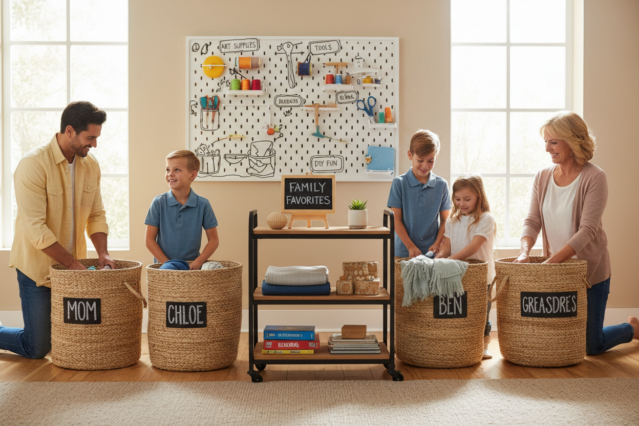 Family-Friendly Organization Hacks That Everyone Will Actually Use