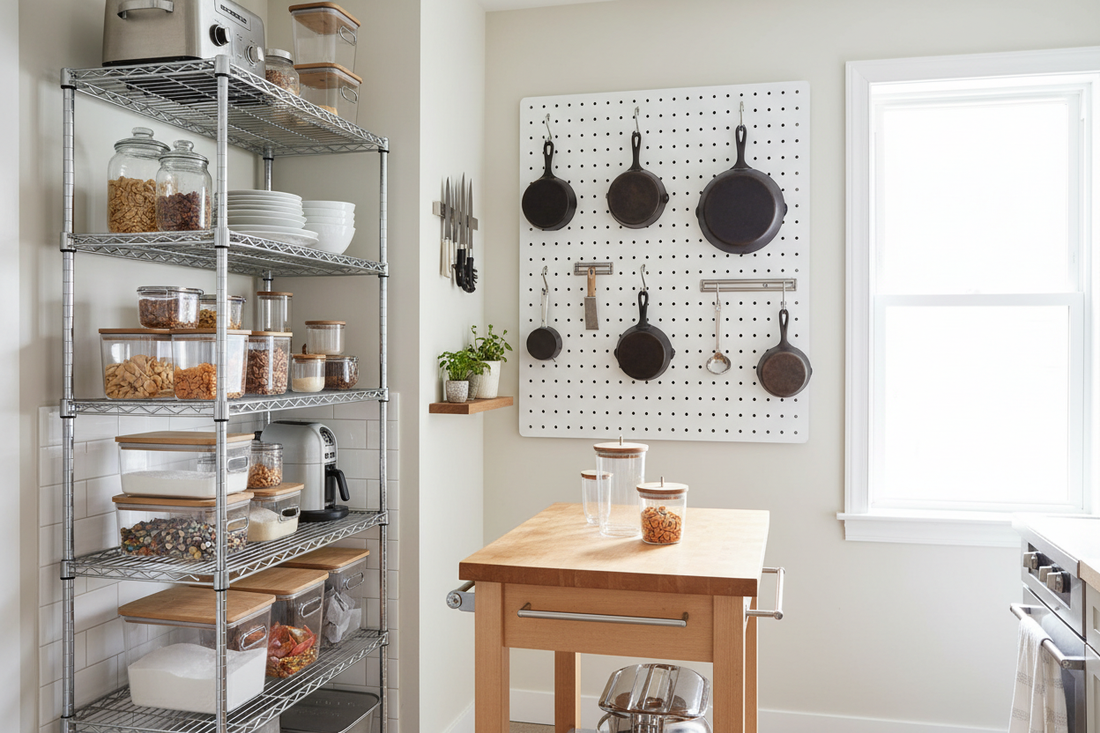 Kitchen Storage Hacks That Save Space and Keep Things Tidy