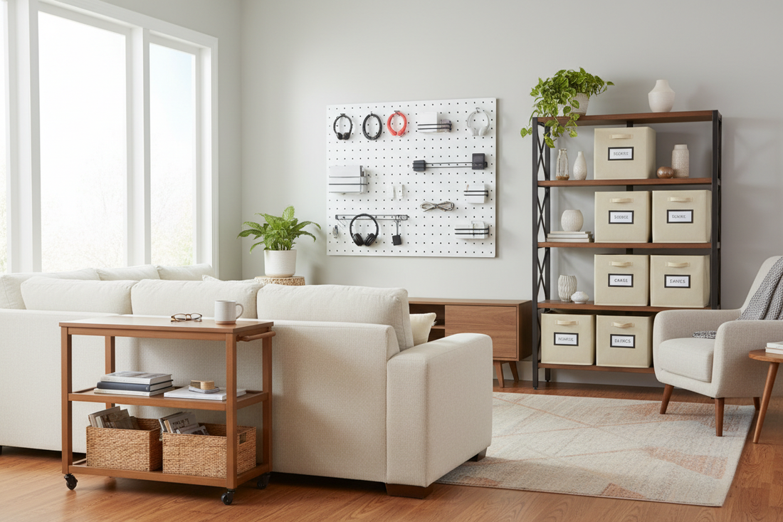 Living Room Organization Hacks That Keep the Space Calm and Tidy