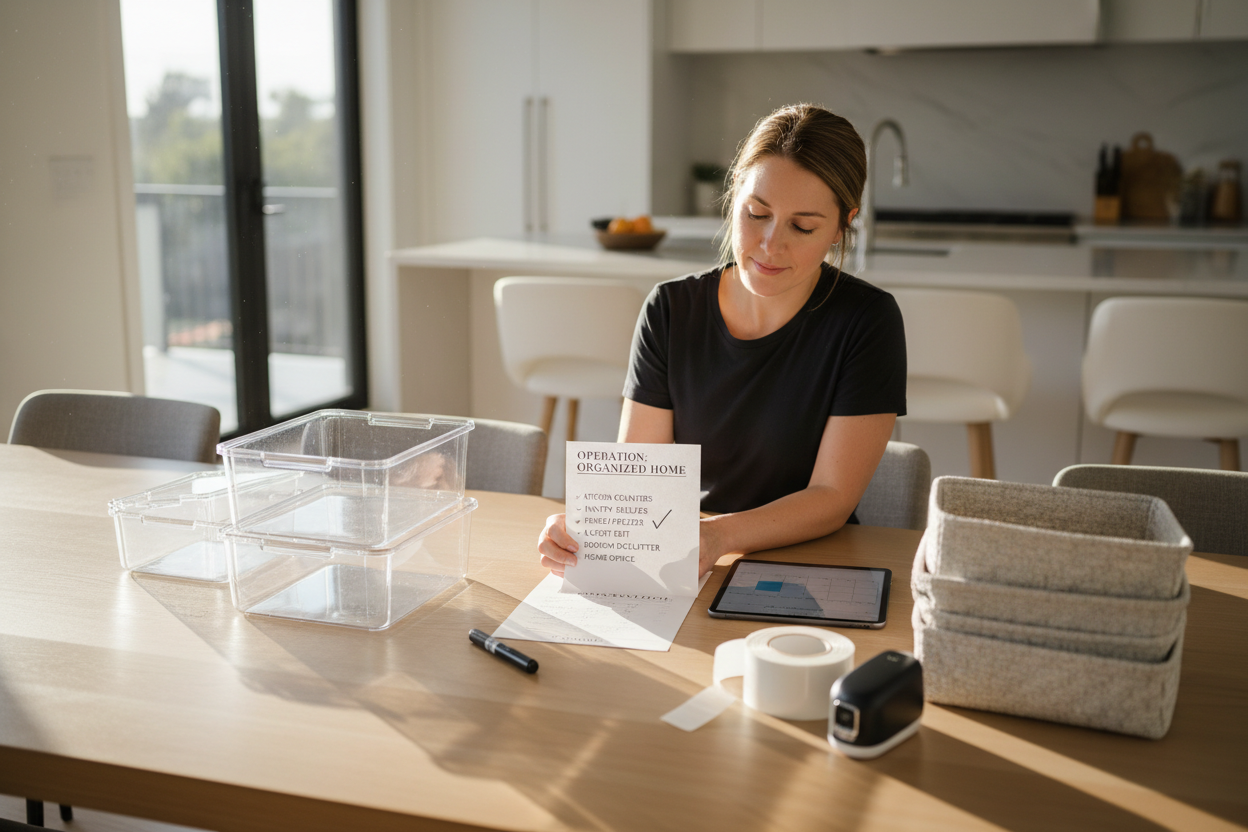 Simple Step-by-Step Organization Plan for Your Entire Home