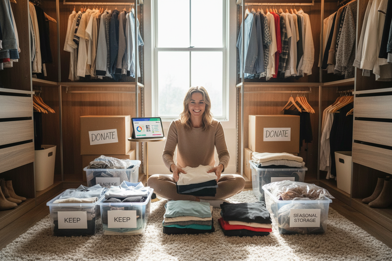 The Smart Closet Declutter Method That Finally Creates Space