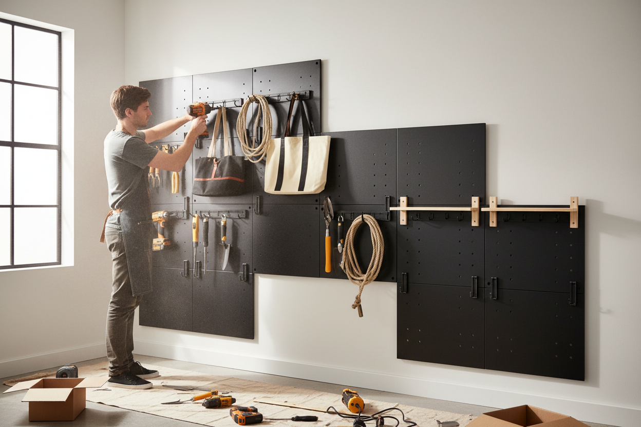 How to Turn Blank Walls Into Functional Storage in Any Room