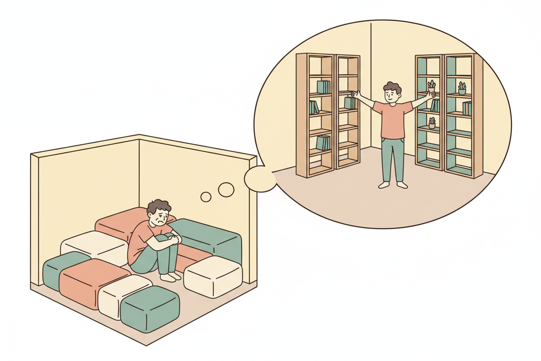 Why Small Rooms Need Vertical Storage (And How to Use It)
