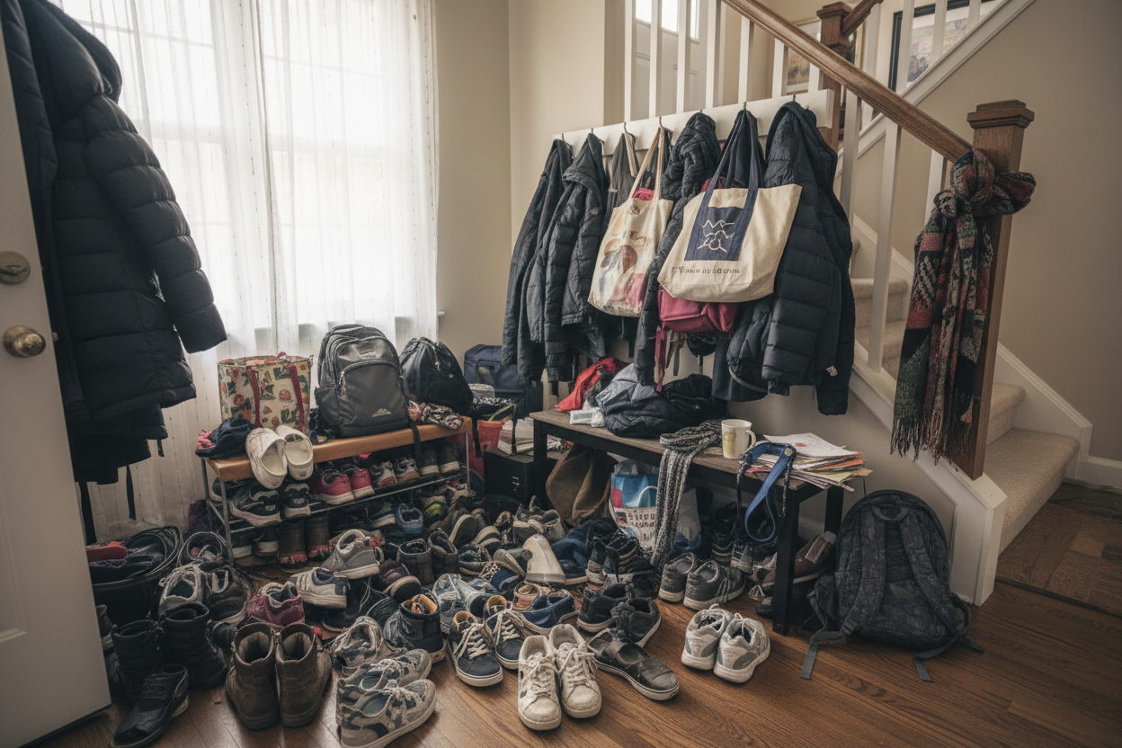 Why Your Entryway Always Looks Messy (And How to Fix It)