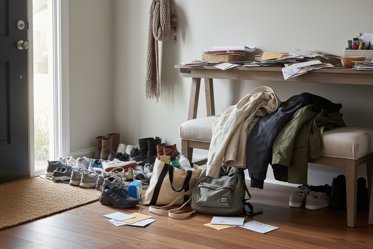 Why Your Entryway Gets Messy So Fast (And How to Stop It)