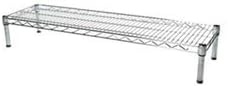 Shelving Inc. 24"d x 72"w Chrome Wire Shelving with 1 Tier Shelf, Weight Capacity 800lbs Per Shelf