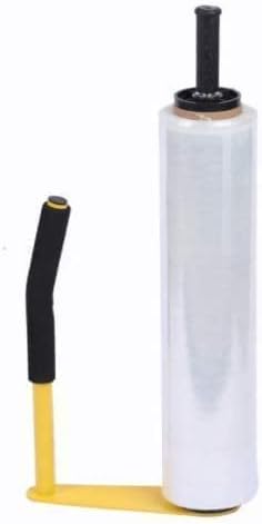 Pallet Stretch Film Packing Machine Shrink Wrap Dispenser Holder for 18 inch and 20 inch, Yellow