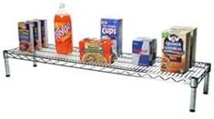 Shelving Inc.12" d x 60" w Chrome Wire Shelving with 1 Tier Shelf, Weight Capacity 800lbs Per Shelf