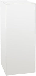 shopPOPdisplays White Expanded PVC Display Pedestal - Lightweight, Portable & Durable for Events, Trade Shows - 50 lb. Capacity (18" W x 18" L x 42" H)