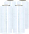 PSBM 256 Rolls 12 Inch x 1500 Feet 90 Gauge Stretch Film/Wrap, Heavy Duty Industrial Strength Clear Shrink Plastic Wrap for Moving, Packing, Shipping, Pallet Wrapping & Storage