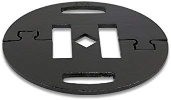 Vispronet Commercial-Grade Canopy Weight Plates 22lb - Set of 4 Steel Base Plates for Pop Up Canopy Tents