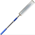 Long Handle Stretch Film Dispenser – 47" Heavy Duty Shrink Wrap Pole Tool – Fits 2-3" Core & 6-20" Film Width – Easy Pallet Wrapping