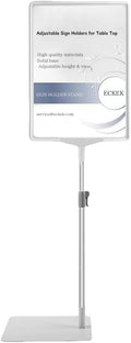 Adjustable Banner Holder Table Top Banner Display Poster Stand Store Counter Display Poster Stand Advertising Display Sign Holder (A4 210×297mm/8.27×11.69 inches)