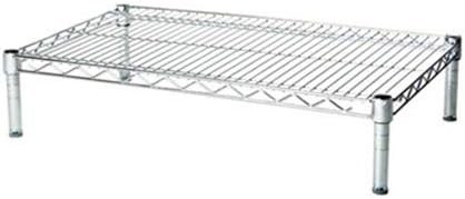 Shelving Inc. 24"d x 42"w Chrome Wire Shelving with 1 Tier Shelf, Weight Capacity 800lbs Per Shelf