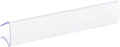 SmartSign Shelf Clip Label Holder | 0.875" x 6" Clear Plastic, for .75" Thick Shelves, 10 Holders/Pack