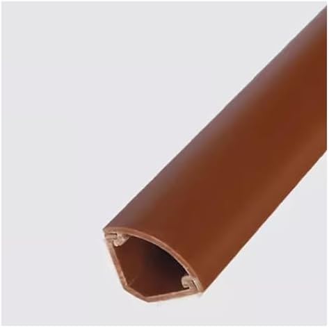 Self-Adhesive PVC Corner Cord Cover - Cable Floor Strip Protector, Mounted Wire Hider for Home & Office - Easy Install, Black, NO.3 - Tidy Up Your Space!