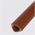 Self-Adhesive PVC Corner Cord Cover - Cable Floor Strip Protector, Mounted Wire Hider for Home & Office - Easy Install, Black, NO.3 - Tidy Up Your Space!
