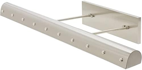 House of Troy DTBLEDZ36-SN/PN Satin Nickel and Polished Nickel Directwire Traditional 36" LEDZ Picture Light with Ball Motif