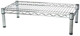 Shelving Inc. 14" d x 24" w Chrome Wire Shelving with 1 Tier Shelf, Weight Capacity 800lbs Per Shelf