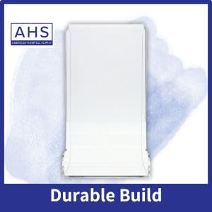 AHS Acrylic Glove Dispenser – Heavy-Duty Clear Holder for Gloves, Masks, Glasses, Shoe Covers, Hair Nets, Trash Bags & More | Freestanding Mount | 8.5"L x 7.2"W x 15.4"H | Pack of 1
