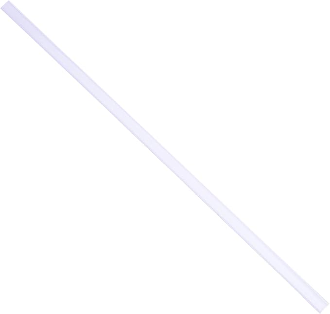 Shelf Label Strips, Pro Painter 25 Pack Self Adhesive 1.5”H Shelf Strip Price Tag Holder for Plastic, Metal and Wood Gondola Shelf, Clear Plastic Front/White Back Sign Holder for 48” Long Shelf