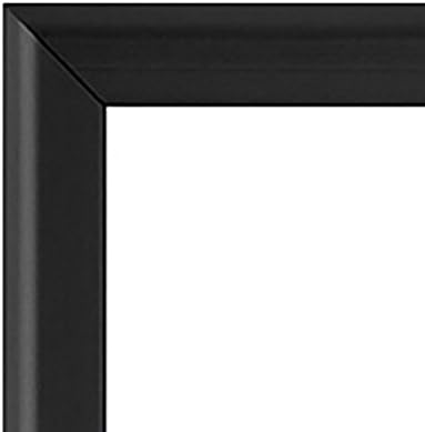 SnapeZo Photo Frame 10x29, Black, 1.25 Inch Aluminum Profile, Front-Loading Snap Frame, Wall Mounting, Professional Series