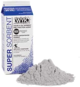 THE FRYOILSAVER COMPANY WYK Super Sorbent 2000 Series – Industrial Liquid & Oil Absorbent and Traction Agent for Spills, Leaks & Safety Maintenance – Fast-Acting Multi-Purpose Spill Absorber - 16 lb.