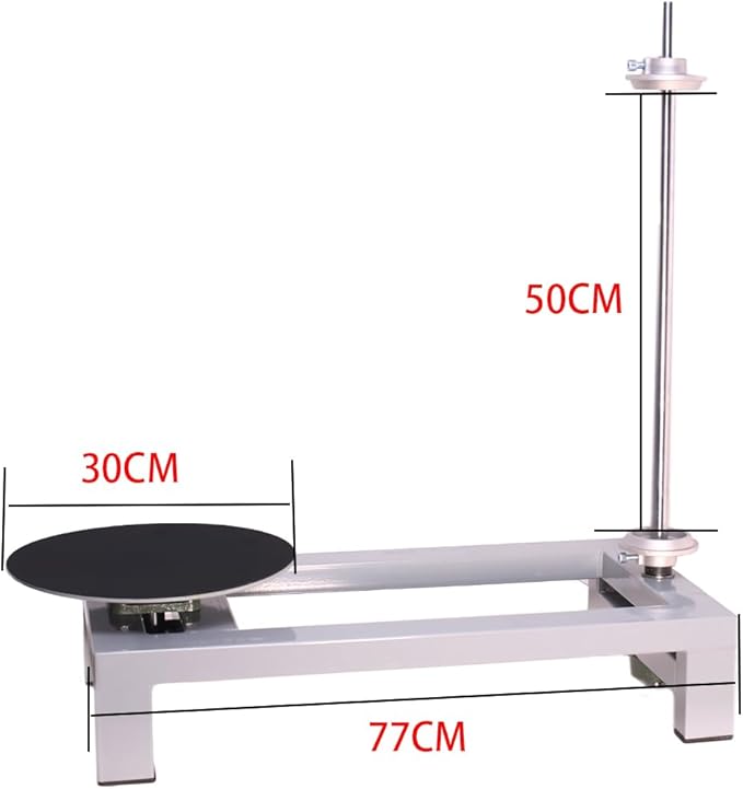 Manual Table Stretch Film Dispenser Wrapping Pallet Machine, Heavy Duty Film Dispenser Wrap Bench for 12-20" Rolls with Adjustment