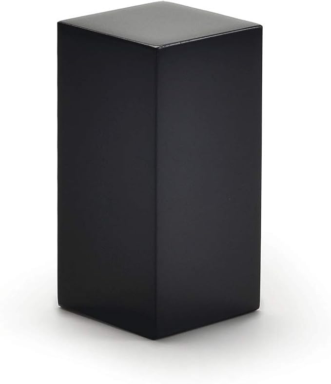 Oirlv Solid Wood Minimalism Style Jewelry Display Stand Showcase Jewelry Organizer Black Square Holder (SM05301)