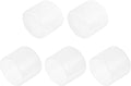 uxcell 5pcs Rubber End Caps 75mm(3 inch) ID Vinyl PVC Round Tube Bolt Cap Cover Screw Thread Protectors Clear