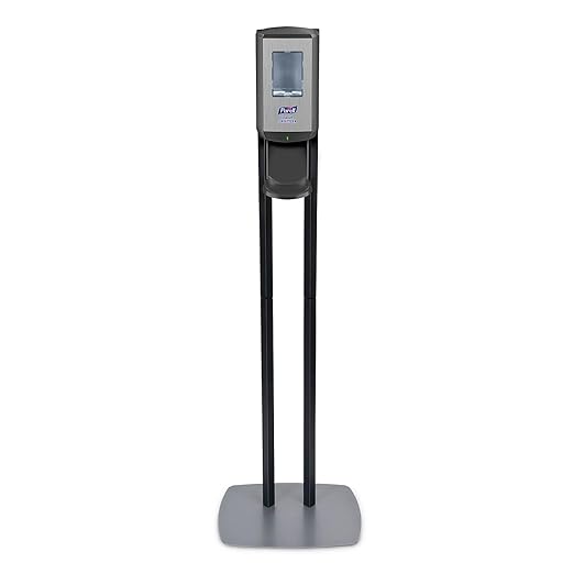 PURELL CS8 Dispenser Floor Stand with CS8 Automatic Dispenser, Graphite (Pack of 1) - 7418-DS