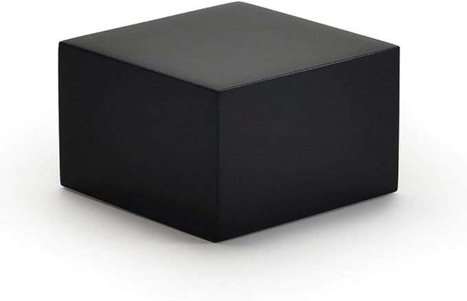 Oirlv Solid Wood Minimalism Style Jewelry Display Stand Showcase Jewelry Organizer Black Square Holder (SM05302)