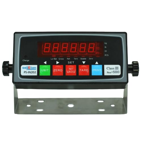 Liberty Industrial 48" x 48” Floor Scale, Accurate Digital Pallet Scales with a Ramp for Warehouse or Shipping Weighing, 10,000 lbs x 1 lb