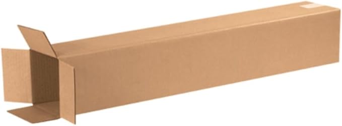 Secure Seal - 8x8x36 Pack of 25 Corrugated Cardboard Packing Shipping Mailing Moving Carton Boxes