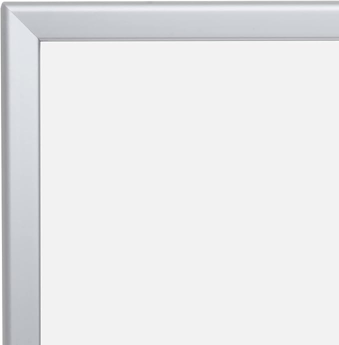 SnapeZo Photo Frame 12x24, Silver, 1.25 Inch Aluminum Profile, Front-Loading Snap Frame, Wall Mounting, Professional Series