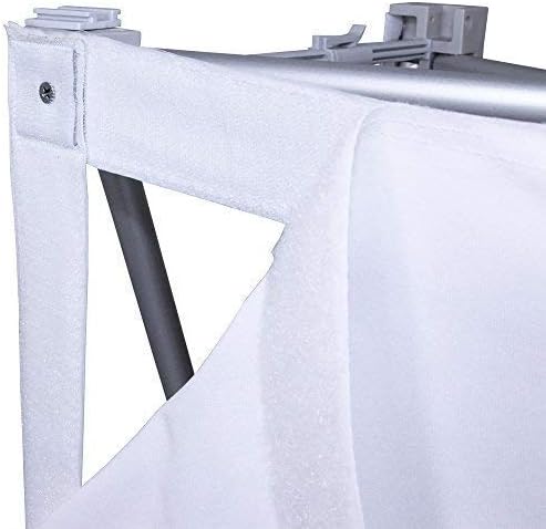 Vispronet Pop-Up Tension Fabric Trade Show Display Booth Frames (5ft x 7.4ft)