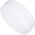 uxcell 4pcs Rubber End Caps 200mm ID Vinyl Round End Cap Cover Screw Thread Protectors Clear, 50mm Height