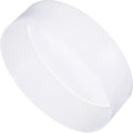 uxcell 4pcs Rubber End Caps 170mm ID Vinyl Round End Cap Cover Screw Thread Protectors Clear, 50mm Height