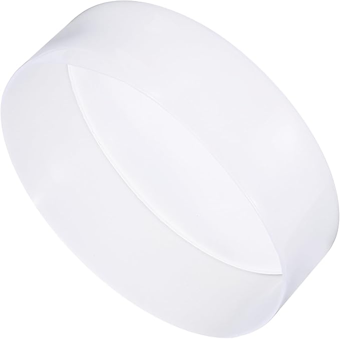 uxcell 4pcs Rubber End Caps 180mm ID Vinyl Round End Cap Cover Screw Thread Protectors Clear, 50mm Height