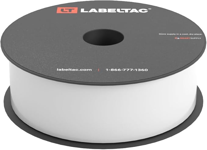 LabelTac 4 and Pro Model Indoor/Outdoor Rack Label Supply 1.5" x 150' White