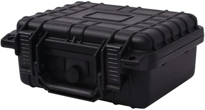 PP Portable Flight Case, Lockable Tool Box for Transportation Travelling, Protective Equipment Case, 10.6"x9.7"x4.9", -288