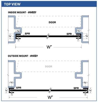 2 in 1 Bundle - Outside Mount Door Flood Barrier Shield (5127MA) + Door Flood Barrier Threshold (319MA), size: (36'' x 48'')