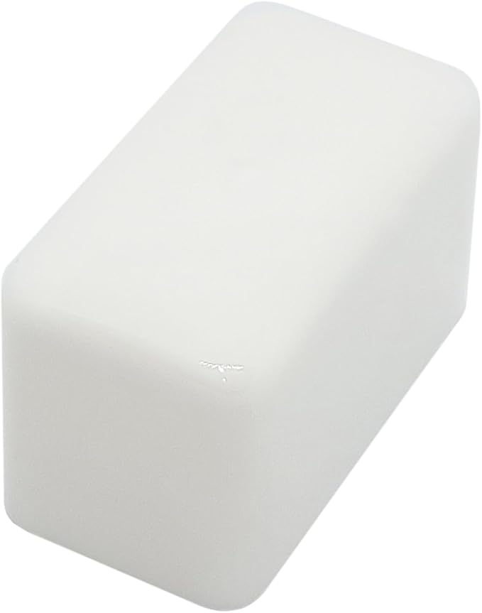 10 Pack Strut Channel Cap, 1-5/8" x 7/8" Plastic White Short End Cap for 13/16" & 7/8" Tall Strut Channel End Cover