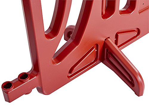 Billboard Barricade 42x96 Plastic Pedestrian Barricade- White
