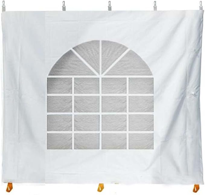 TentandTable Standard Cathedral Tent Sidewall, 7-Foot by 10-Foot, Waterproof Sidewalls for Commercial Party & Canopy Tents, UV Resistant & Removable, 14oz Translucent Vinyl, Tent Not Included