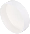 uxcell 4pcs Rubber End Caps 200mm(7.9 Inch) ID Vinyl Round End Cap Cover Screw Thread Protectors White, 50mm Height