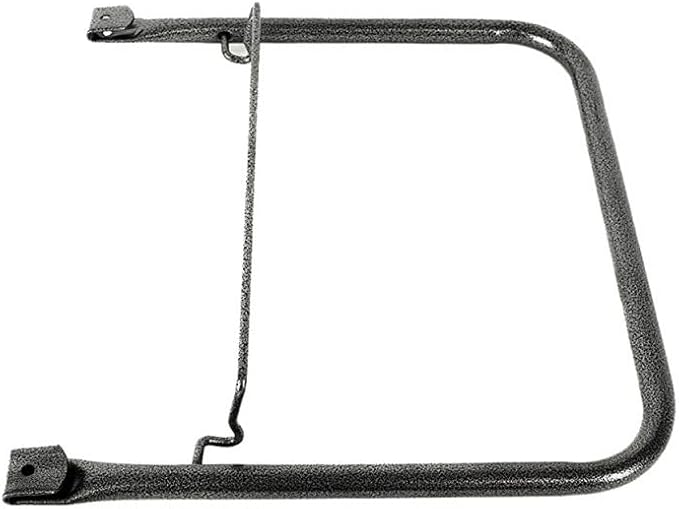 U Handle Grocery CART 1.5 Bushel (Gunpowder Metal) Red, Blue Trim (Black)