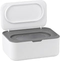 Baby Wipes Dispenser, Wipe Holder for Baby & Adult, Keeps Wet Tissue Fresh,Easy Pull Wipes Pouch Case (1, Gray)